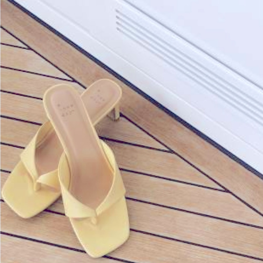 Yellow Sandals NWT
